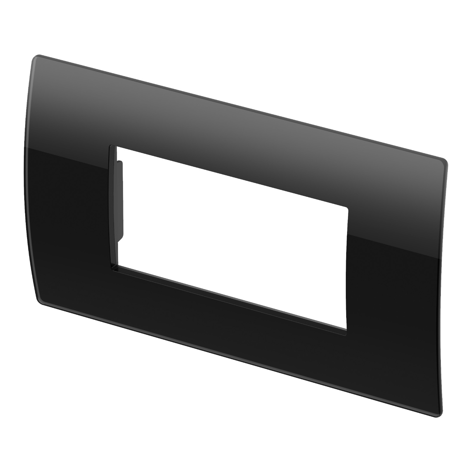 TEM Rāmis 4mod Stikls melns Modul Pure, OP40GD-U cover photo