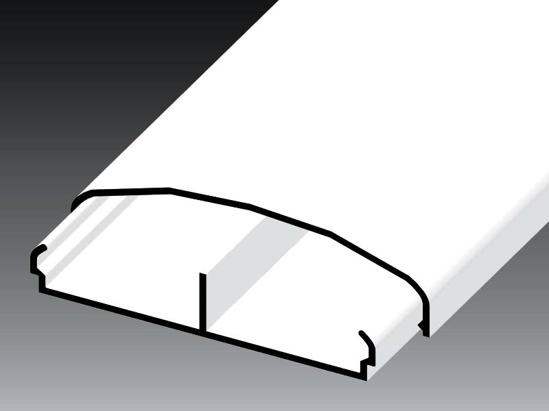 Kopos kabelu kanals pusapalš 80x20mm 2m/20m balts LE HD, 228002094 cover photo