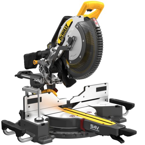 DeWALT leņķzāģis 54V FlexVolt 2x9Ah 305mm RECON, DCS781X2Q-QW cover photo