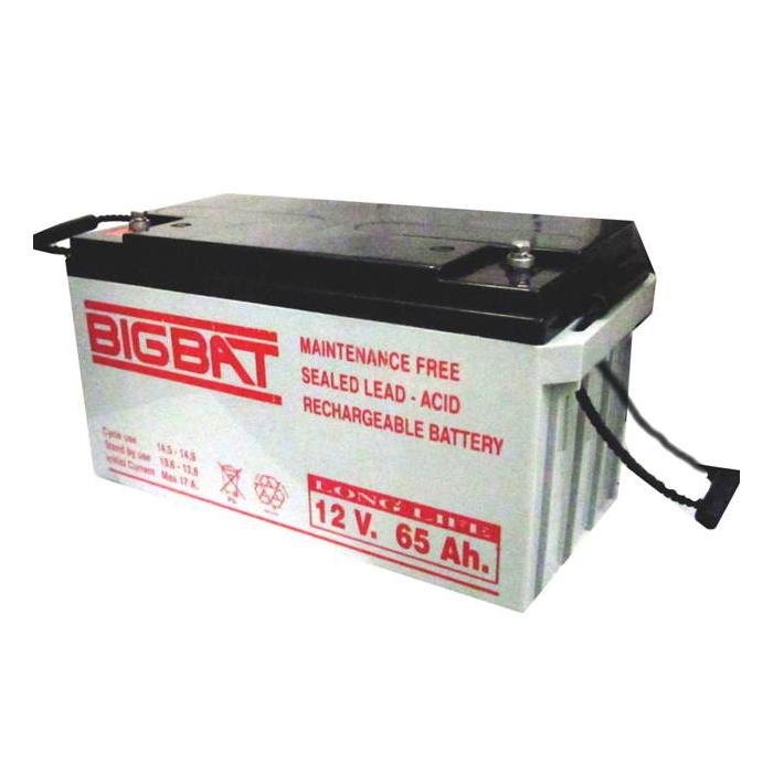 Elan svina-skābes akumulators 12V 65Ah 22kg BIG BAT, 01270 cover photo