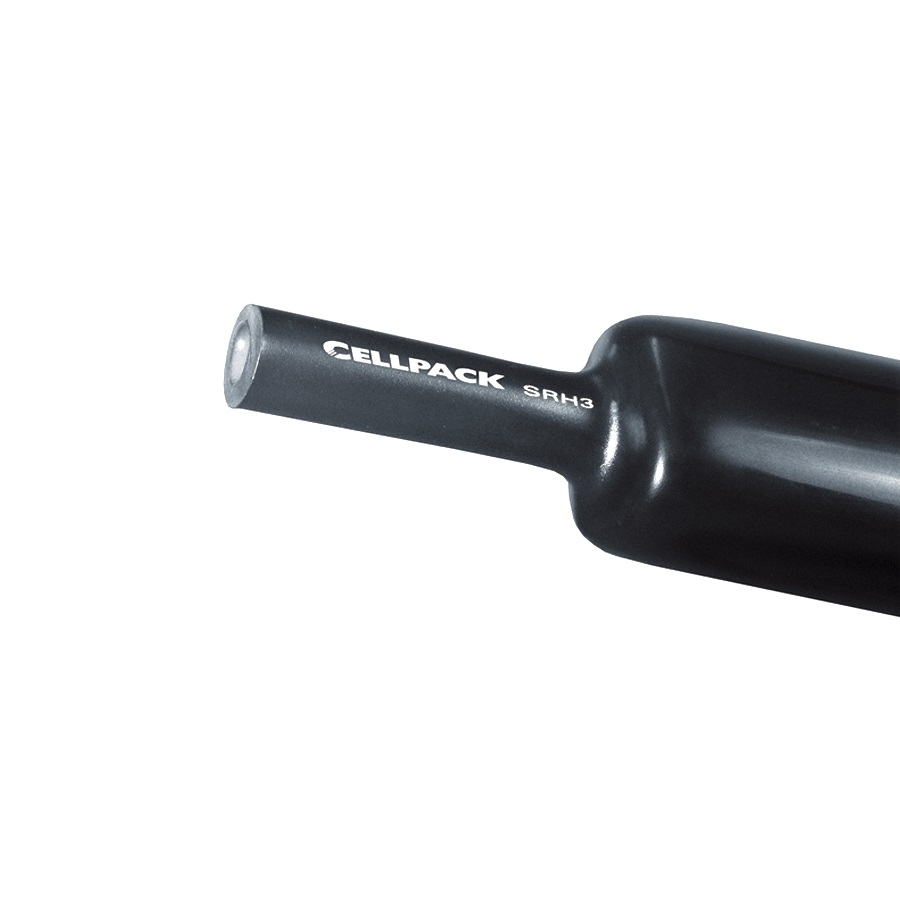 Cellpack termocaurule ar līmi SRH3 33-8mm 3:1 melna 1m, 127507 cover photo