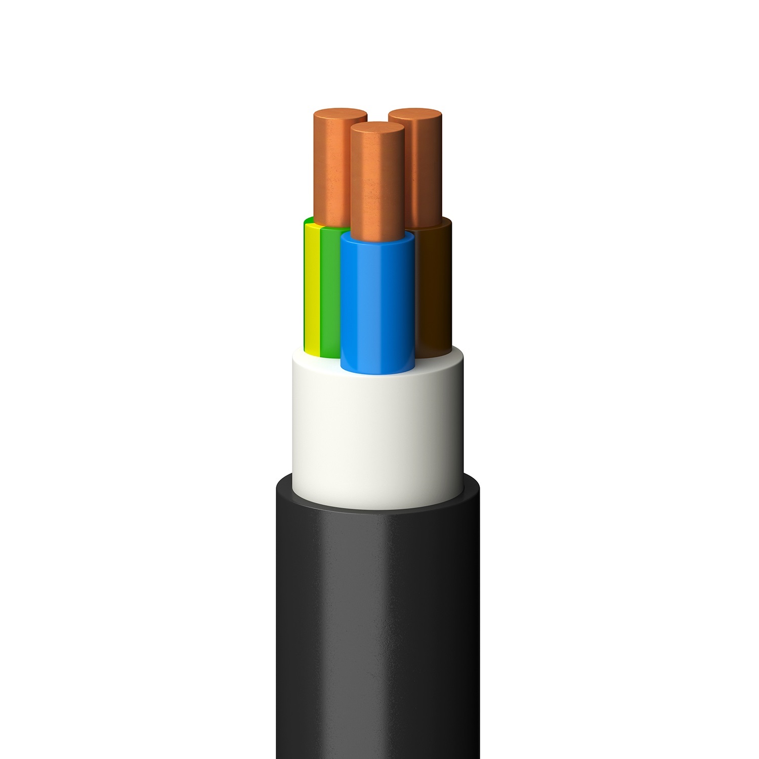 Draka kabelis XPUJ 500V 3x1.5mm2 melns 0.45/0.75kV 100m, 20161050 cover photo
