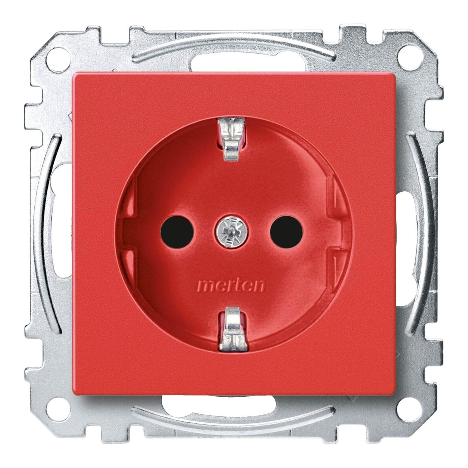 Merten (Schneider) kontaktligzda meh z/a zem kont. aizs. Sarkans System M, MEG2300-0306 cover photo