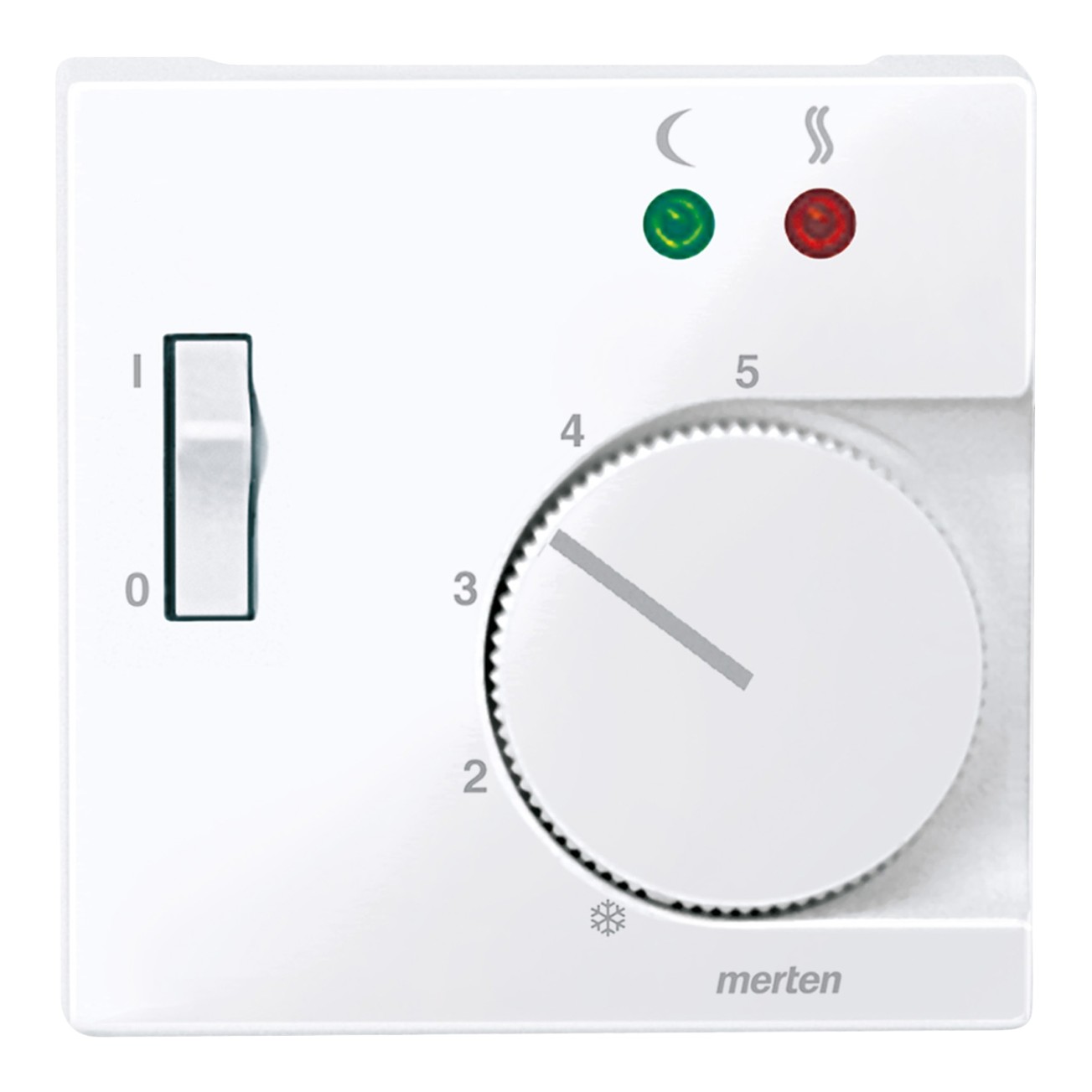Merten (Schneider) nosegplāksne grīdas termoregulatoram ar slēdzi Aktīvi balta System M, 534925 cover photo