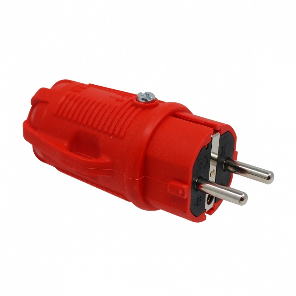 Vexen Electric kontaktdakša 2P+E 16A 250V IP54 sarkana, PR250RD cover photo