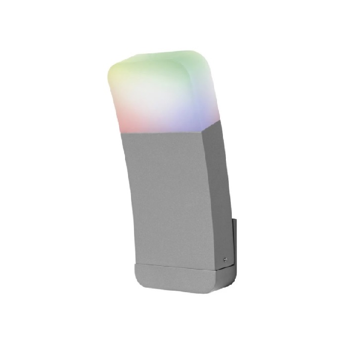 Ledvance fasādes gaismeklis v/a 9W 520lm 3000K pelēks RGBW Smart+ WIFI, 4058075478350 cover photo