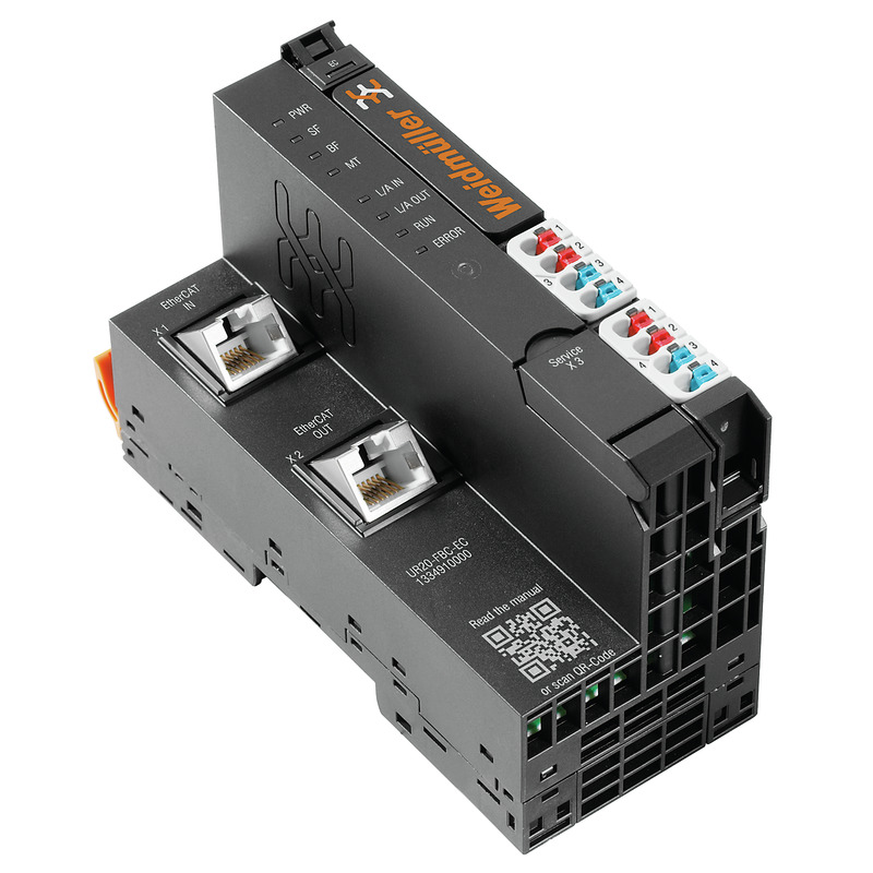 Weidmuller bāzes modulis In-Out stacijai, Ethernet EtherCAT UR20-FBC-EC, 1334910000 cover photo