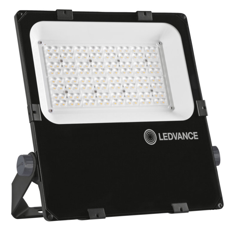 Ledvance LED prožektors 100W 12800lm 4000K melns IP66 FL PFM ASYM 45x140, 4058075353688 cover photo