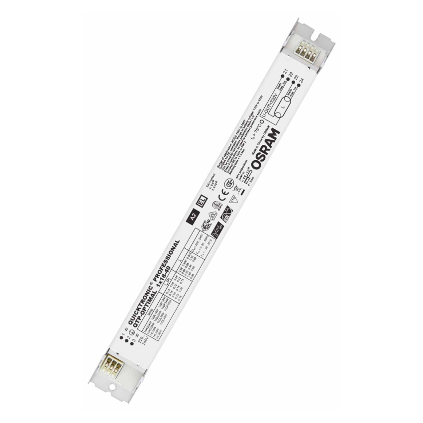 Ledvance balasts elektroniskais EVG 1x18-40W QTP-OPTIMAL T8, 4008321873743 cover photo