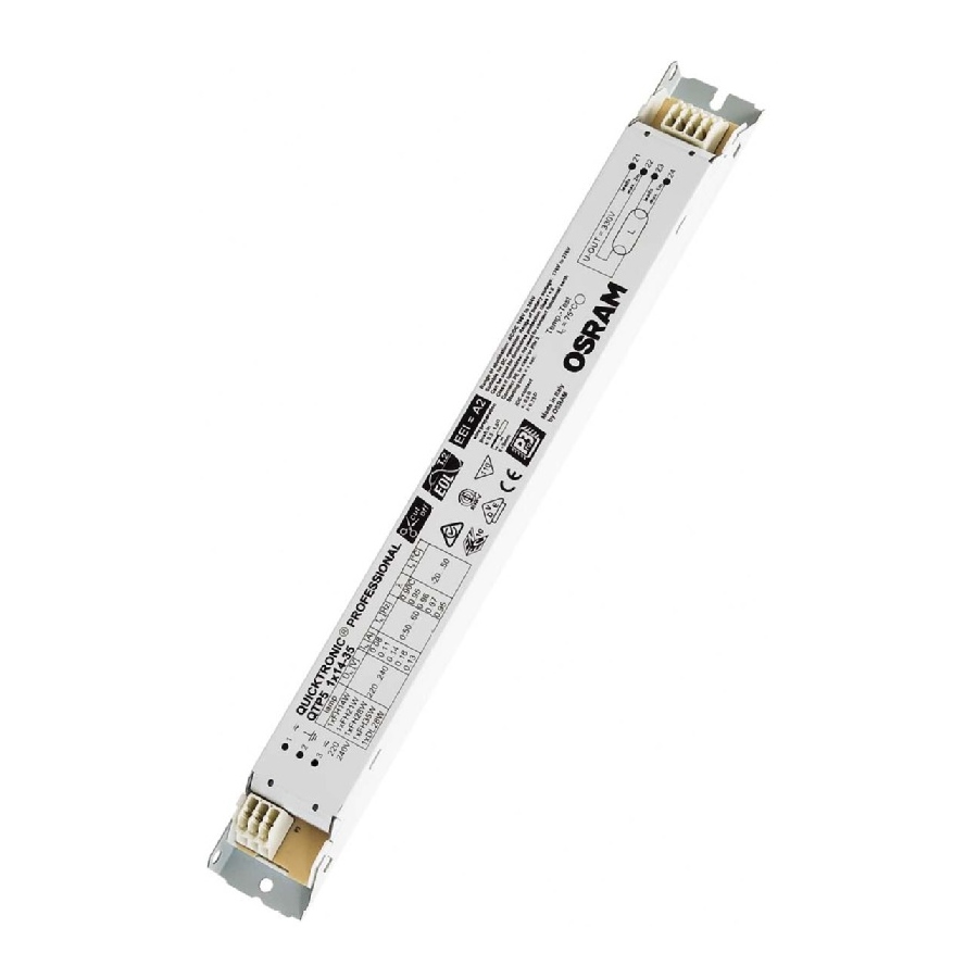 Ledvance balasts elektroniskais EVG 1x14...35W QUICKTRONIC T5, 4008321329035 cover photo