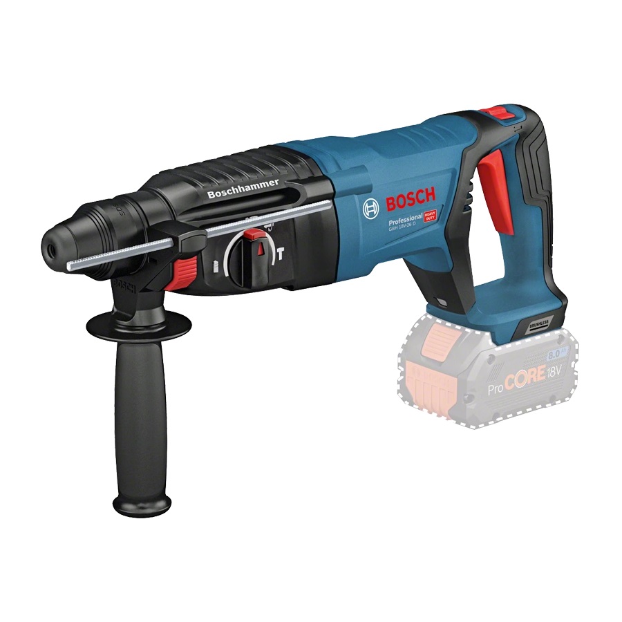 Bosch perforators akumulatora GBH 18V-26D Bull 2.6J (bez akum.), 0611916001 cover photo