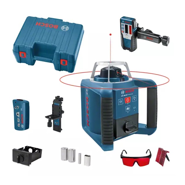 Bosch rotācijas lāzers ar uztvērēju 300m GRL 300 HV, 0601061501 cover photo