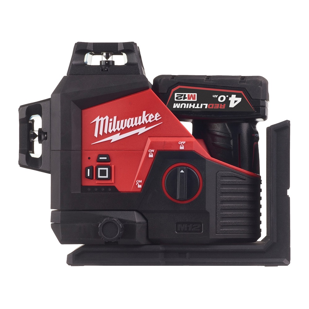 Milwaukee trīs līniju 360° lāzeris 38m M12 3PL-401C zaļš stars, 4933478102 cover photo