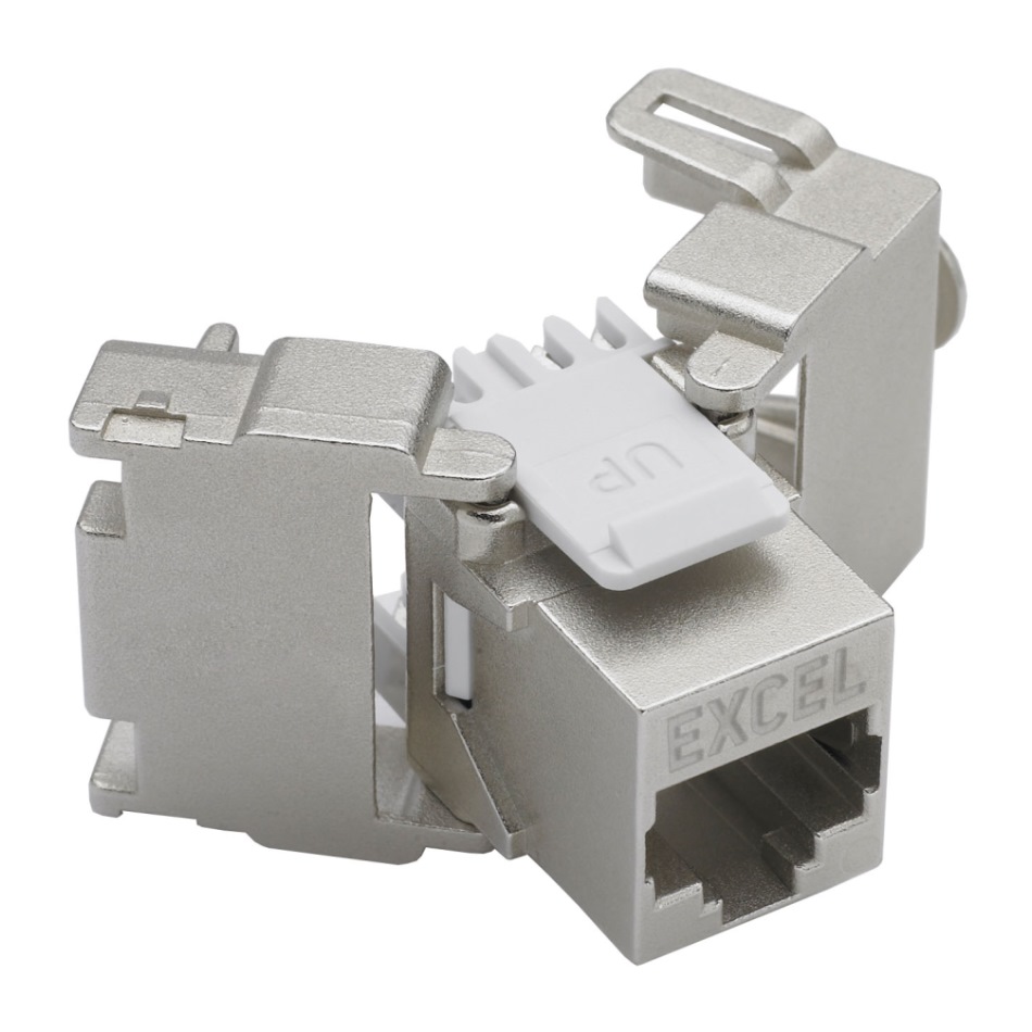 Excel datu ligzda RJ45 Cat5e STP ekranēta, Keystone, toolless, 100-906 cover photo