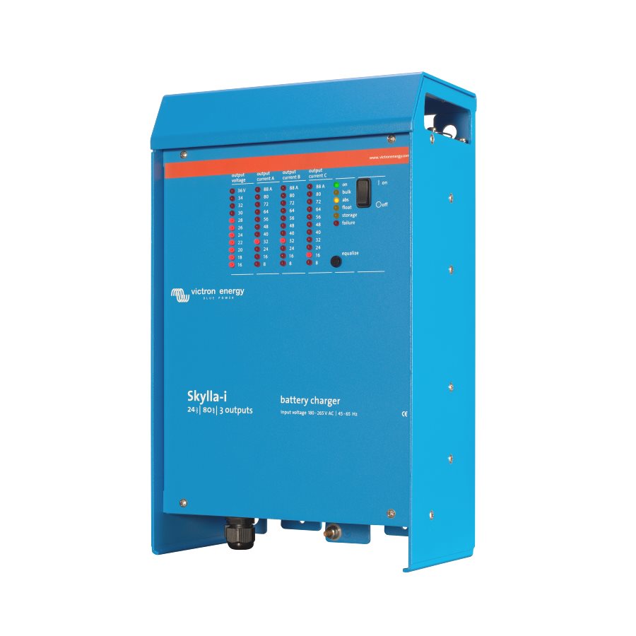 Victron Energy akumulatoru lādētājs 24VDC 1+1x100A min.400Ah IP21 Skylla-i, SKI024100000 cover photo