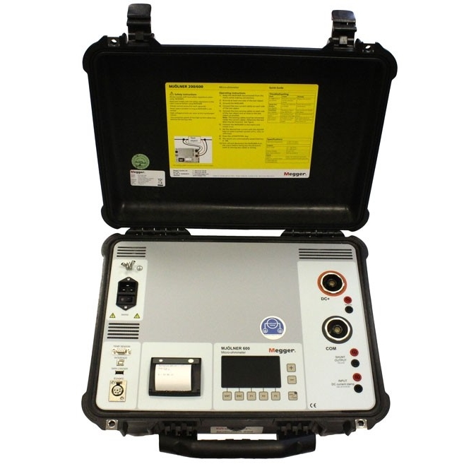 Megger mikroommetrs Megger MJÖLNER 600 5m 600A, BB-59091 cover photo