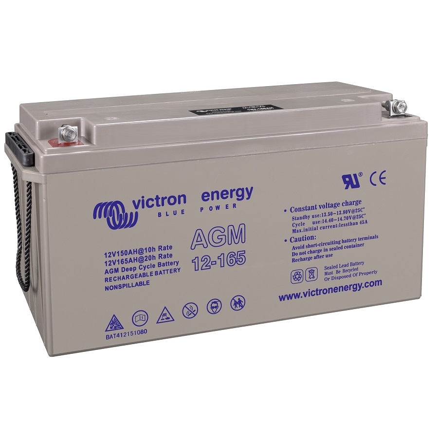 Victron Energy sausais akumulators 12V 165Ah AGM Deep Cycle, BAT412151084 cover photo