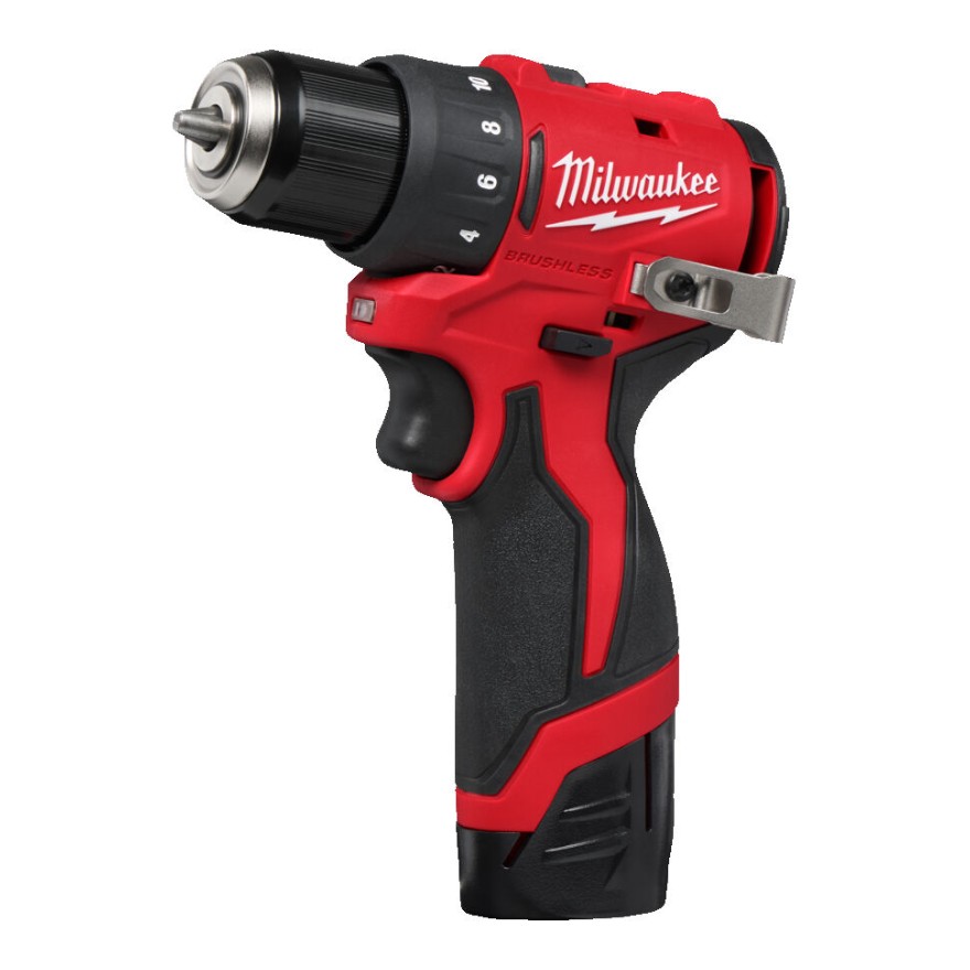 Milwaukee urbjmašīna M12 BLDDRC-202C 40Nm 2x2Ah, 4933499686 cover photo
