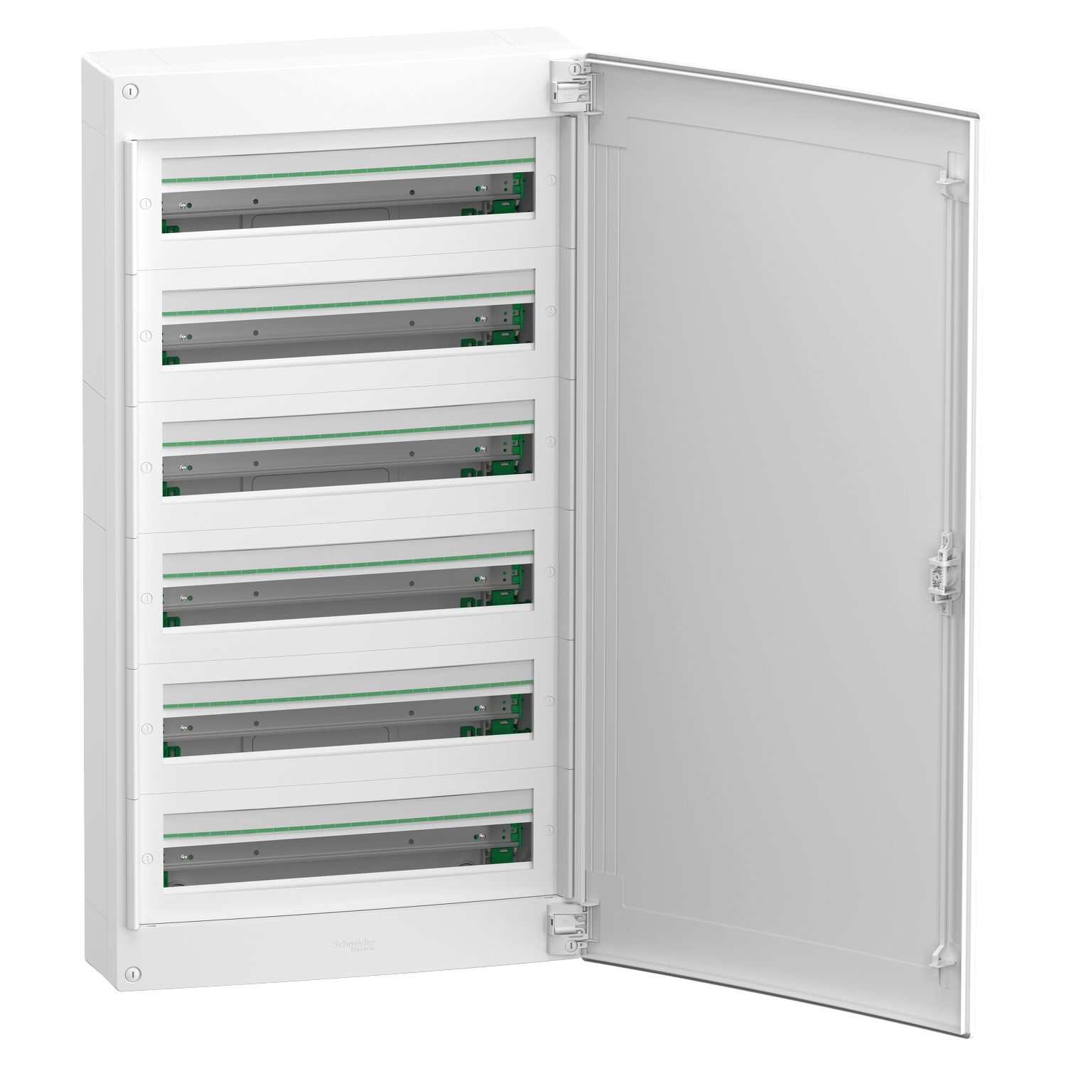 Schneider Electric sadalne v/a 144mod (6x24mod) balta ar durvīm IP40 PrismaSeT XS, LVSXQ624 cover photo
