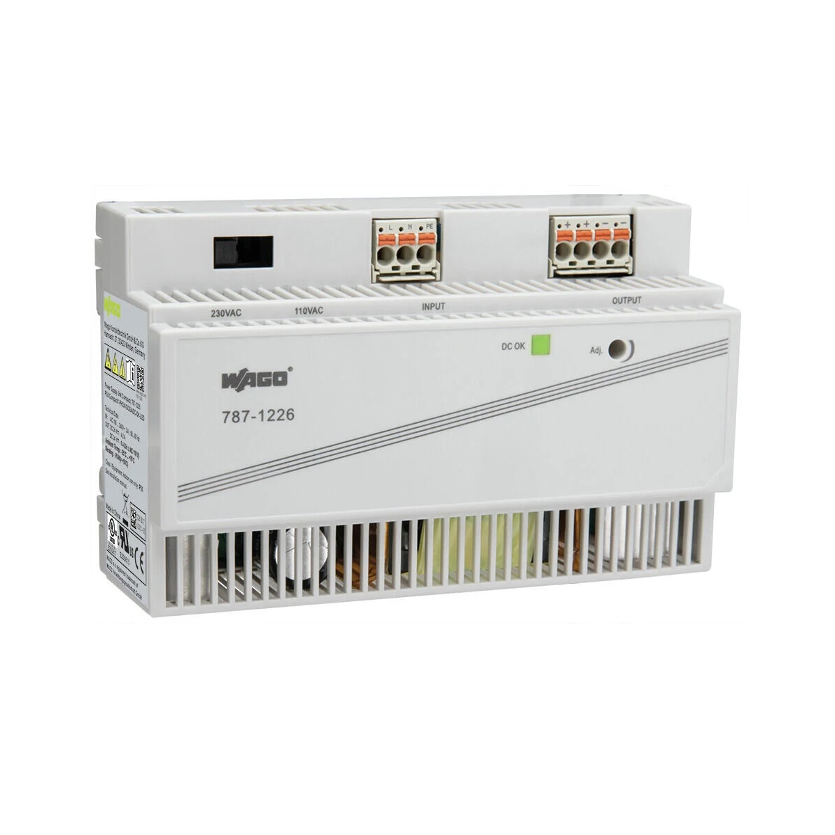 Wago barošanas bloks EPSITRON COMPACT 110/24VDC 6A, 787-1226 cover photo