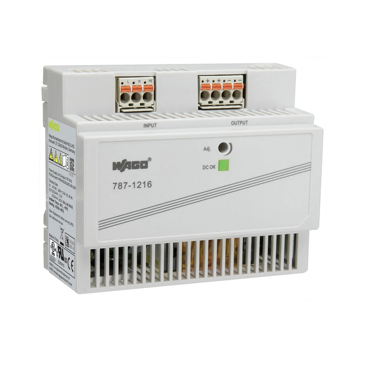Wago barošanas bloks EPSITRON COMPACT 24VDC 4A, 787-1216 cover photo