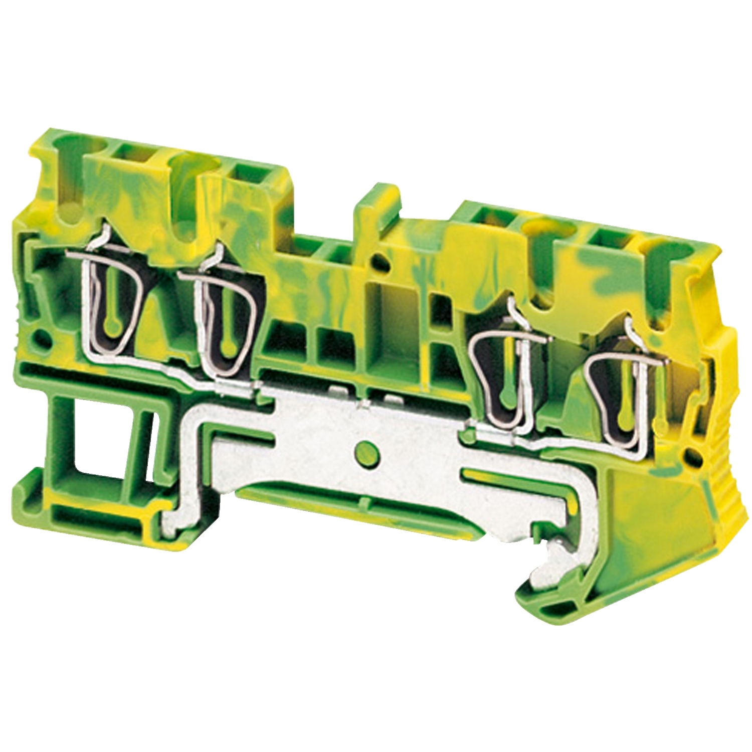 Schneider Electric Push-In spaile 2Px2 kont. 2.5mm2 dzeltenzaļa, NSYTRR24PE cover photo