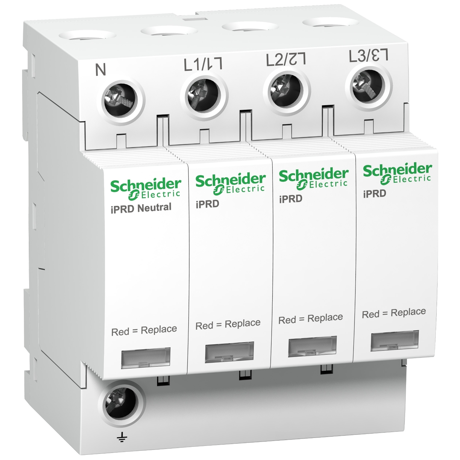 Schneider Electric pārsprieguma novadītājs 3P+N 350V Acti9 iPRD8, A9L08600 cover photo