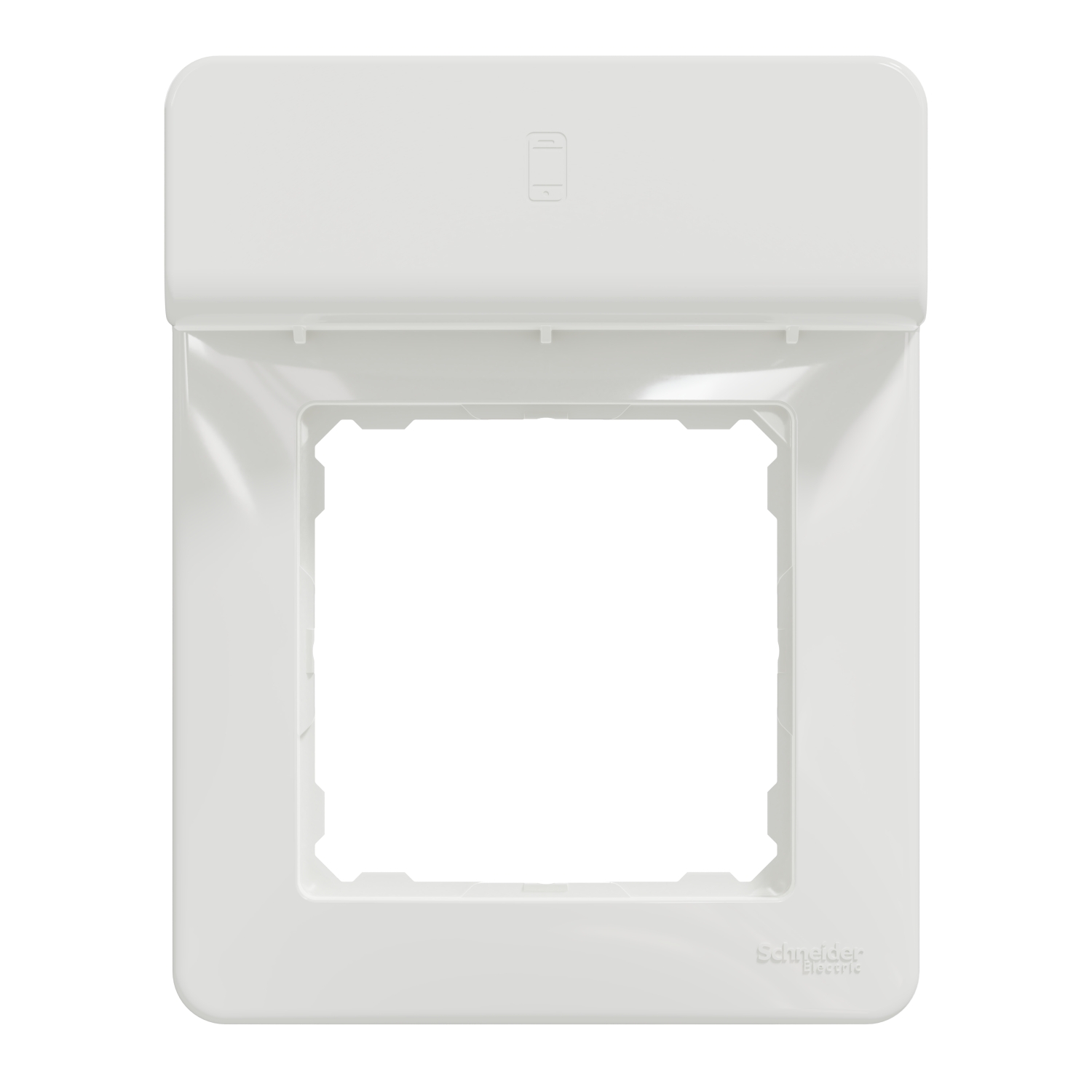 Schneider Electric rāmis 1-v ar mobilo ierīču turētaju balts SEDNA Design, SDD311809 cover photo