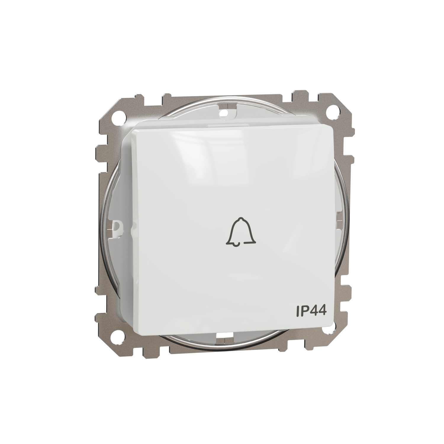 Schneider Electric impulsa slēdzis z/a (meh.) ar gaismas simbolu balts IP44 SEDNA Design, SDD211132 cover photo