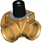 Herz 3-ceļu rotācijas vārsts ar rokturis 11/2''F Kvs25 brass  cover photo