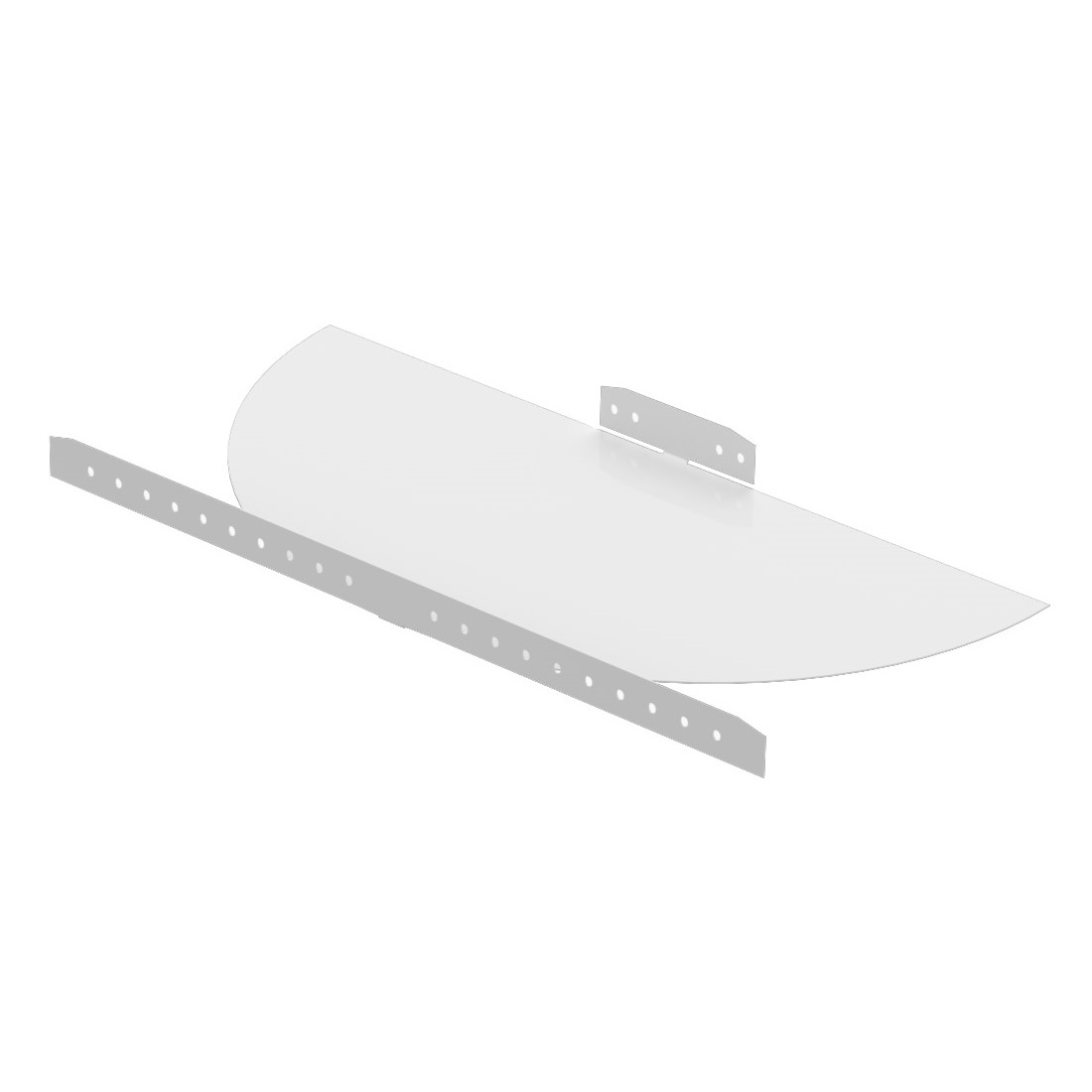 Meka pielāgojams līkums 500x40mm balts SRS-500M, 1431345 cover photo