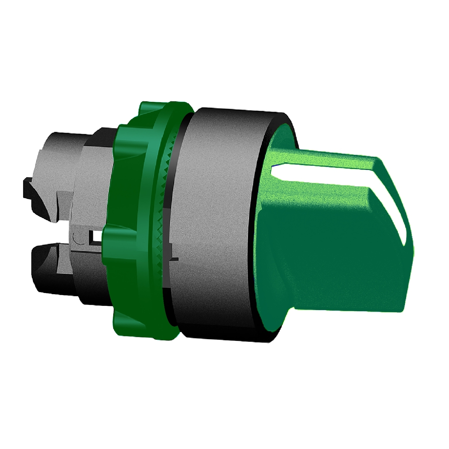 Schneider Electric selektora slēdža galva 2-poz ar fiks. zaļa Harmony XB5, ZB5AD203 cover photo