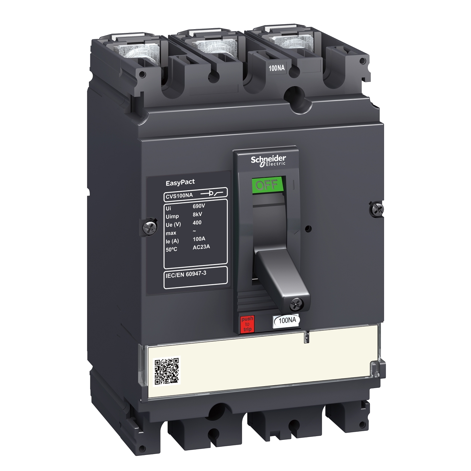 Schneider Electric slodzes atvienošanas slēdzis 250A 3P CVS250NA, LV525425 cover photo