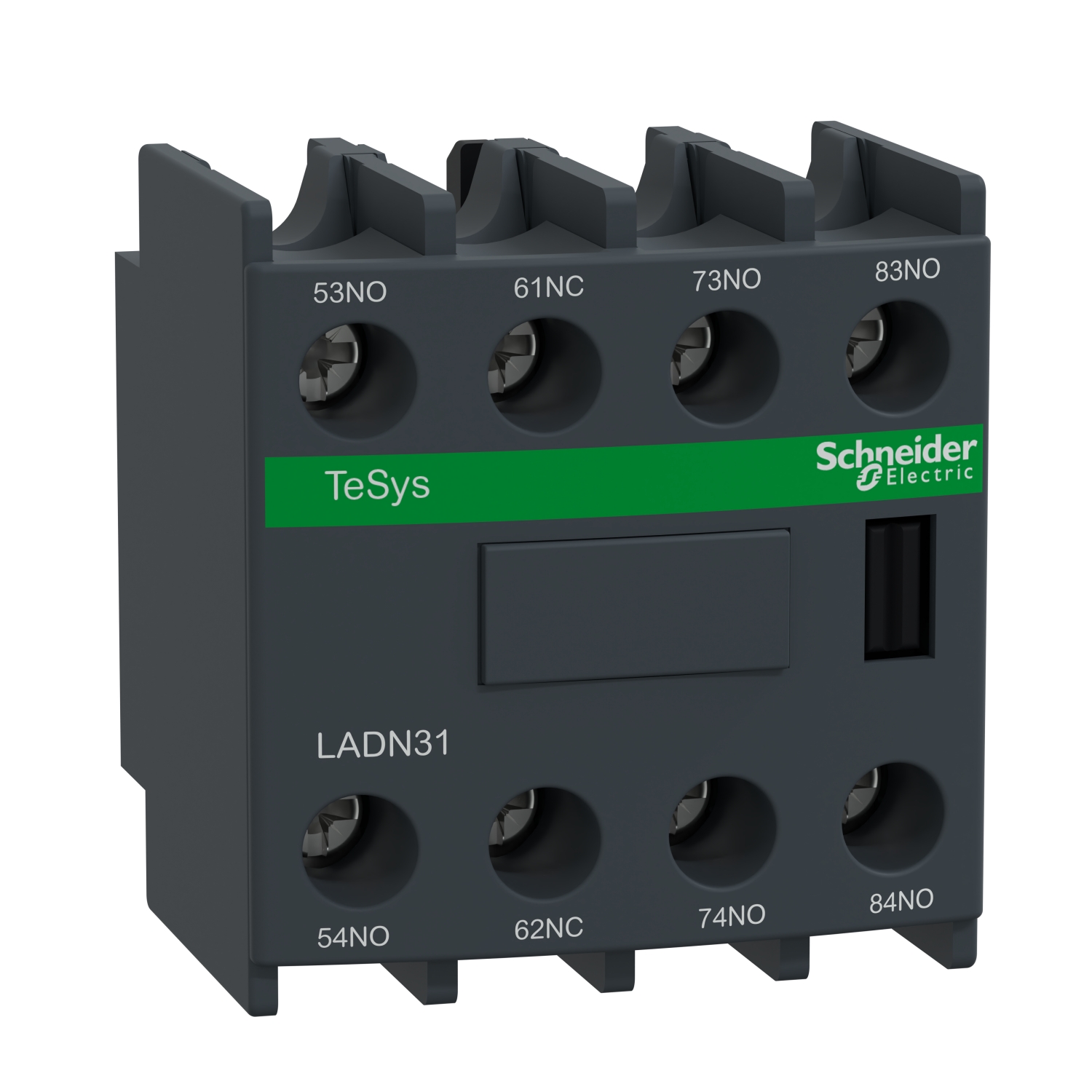 Schneider Electric palīgkontakts 3NO/1NC 10A no priekšas TeSys D, LADN31 cover photo