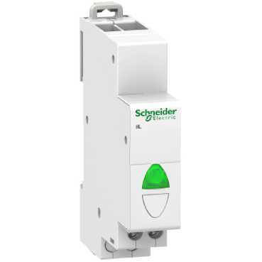 Schneider Electric gaismas indikators zaļš 12...48V AC/DC 0.3W Acti9, A9E18331 cover photo