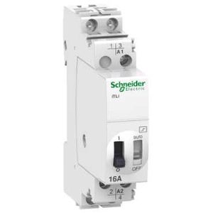 Schneider Electric impulsa relejs 2P 16A 12VAC/6VDC 1NO/1NC iTL Acti9, A9C30015 cover photo