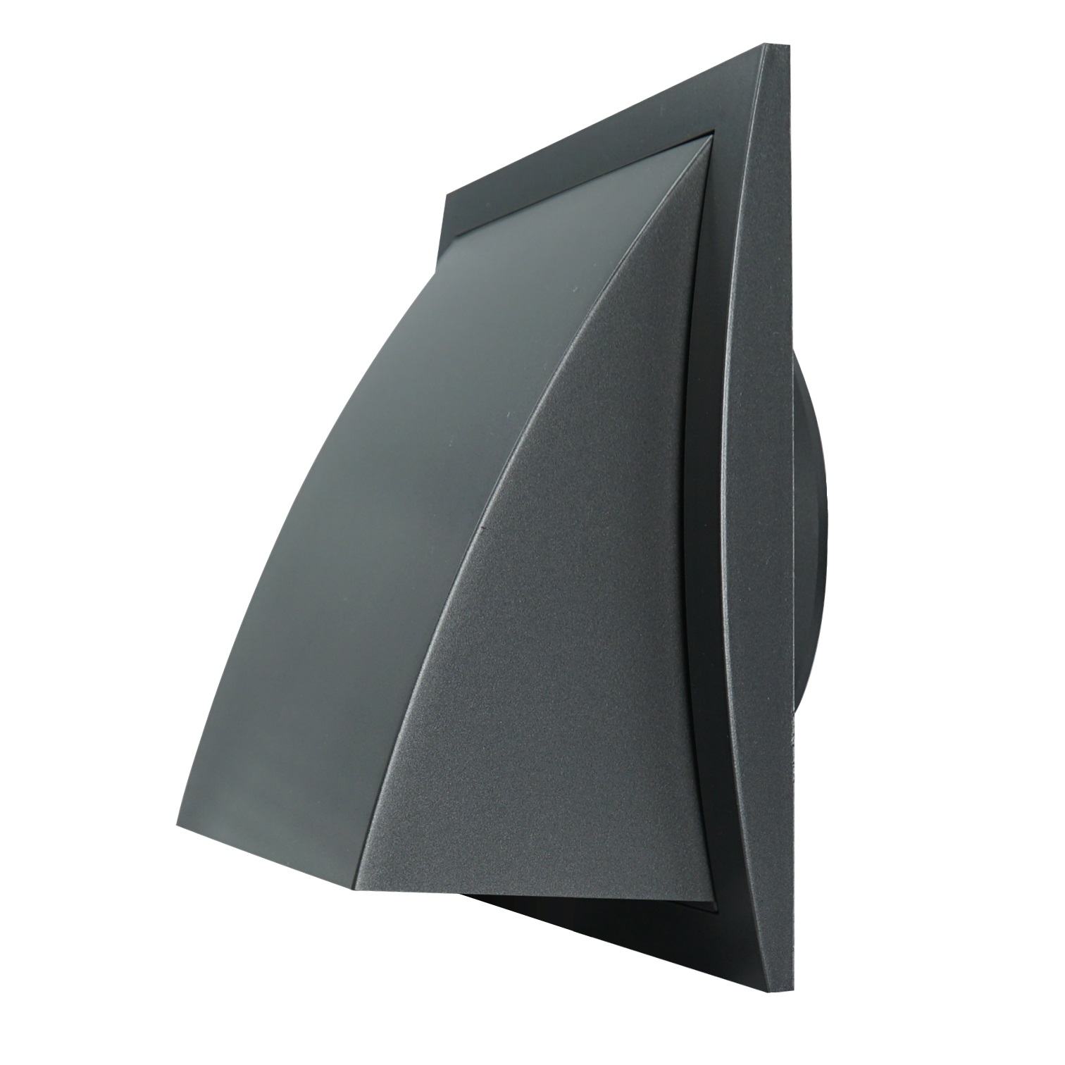 Eiroplast reste plastmasas 190x190mm D=125mm ārēja ar pretvārstu antracīts, ND12FVA cover photo