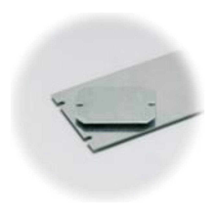 Fibox montāžas plāksne Piccolo cinkota 125x94x1.5mm, 8524064 cover photo