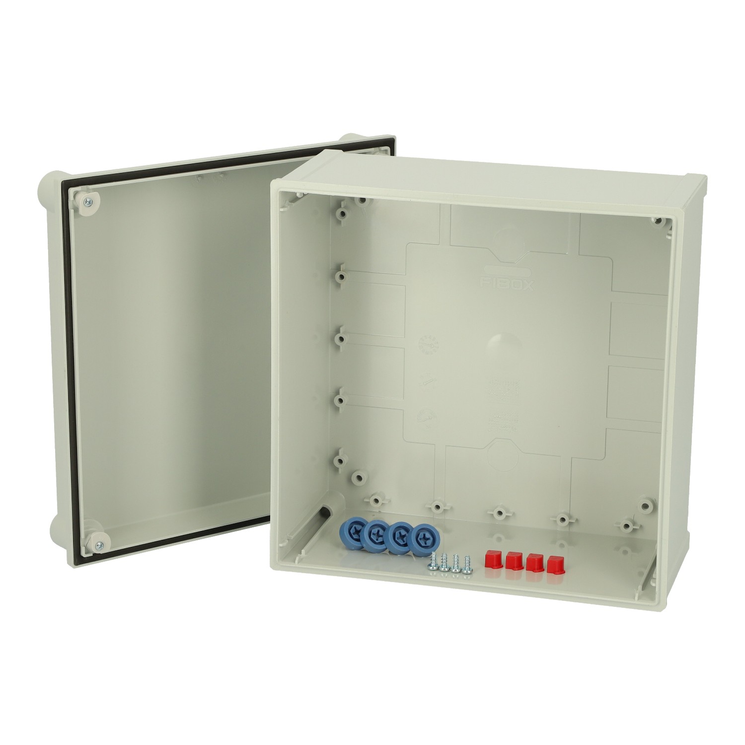 Fibox sadalne 300x300x170mm ABS Quick IP66 pelēka, 8183348 cover photo