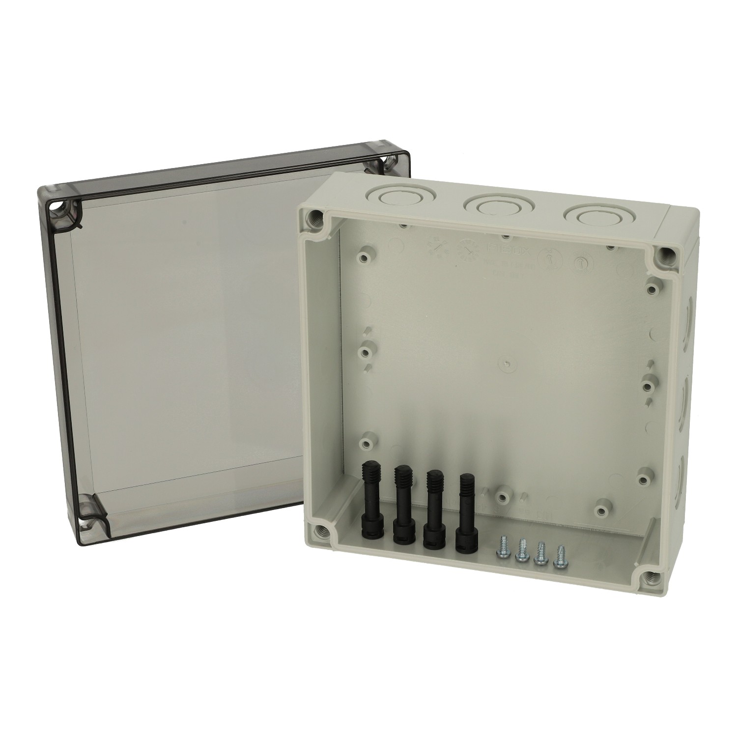 Fibox nozarkārba v/a 180x180x75mm PC caursp. IP66, 6016920 cover photo