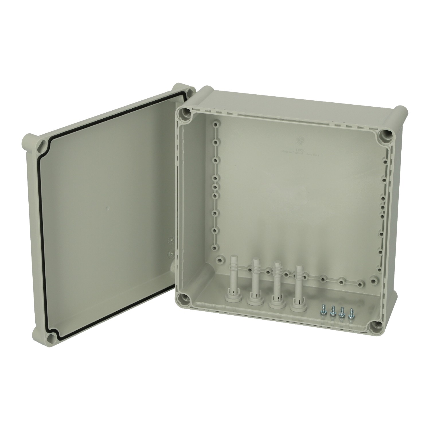 Fibox nozarkārba v/a 278x278x130mm ABS RAL7035 IP66, 5880362 cover photo