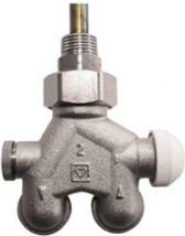 Herz VUA-40 termostata vārsts 2-cauruļu sistēmai, lenķa 1/2'' 150mm cover photo