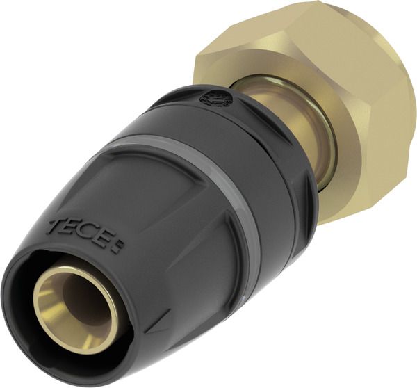 TECE Push-fit savienotājs ar saskrūvi 3/4''i x 16 cover photo
