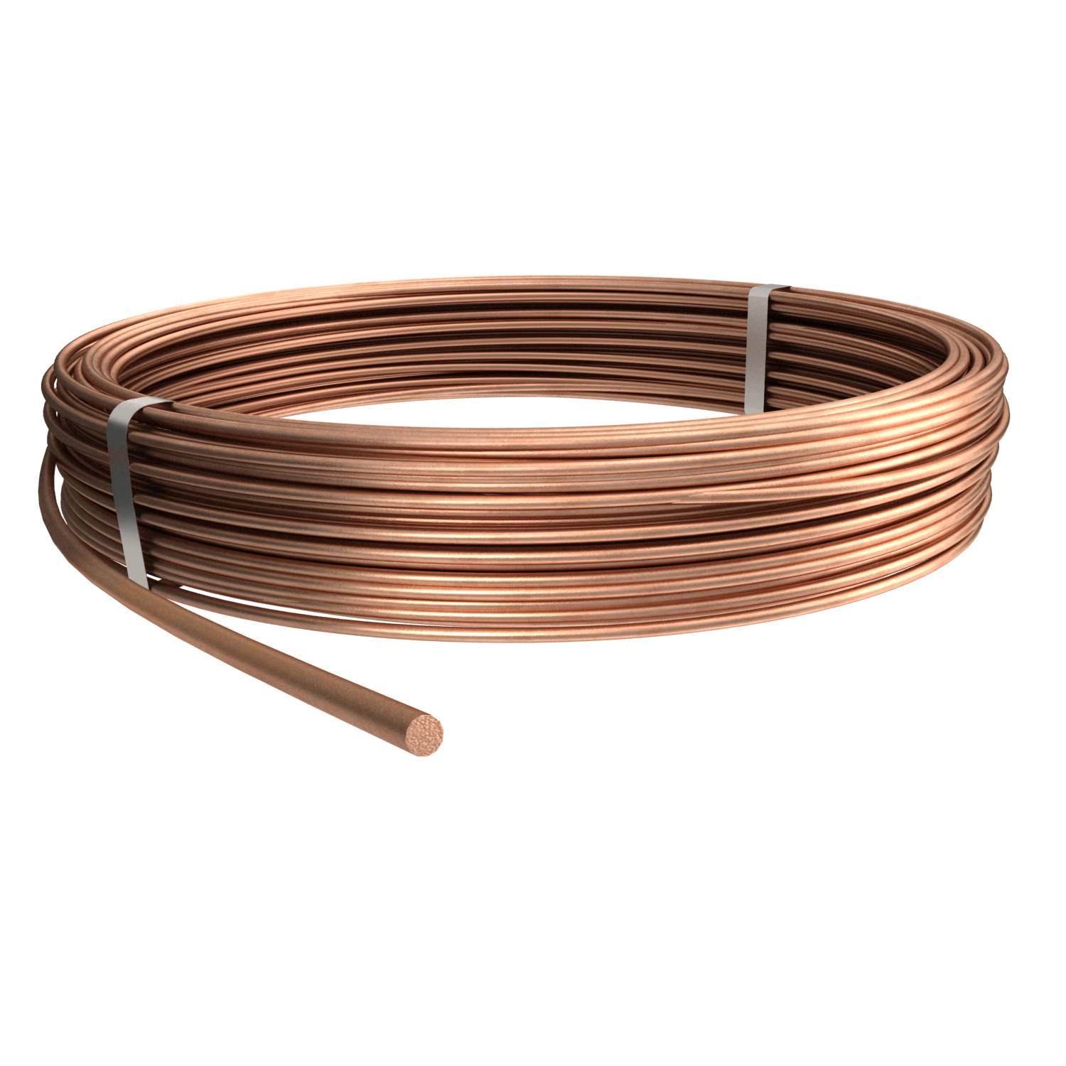 OBO Betterman zemējuma stieple D=8mm 50mm2 varš 100m/rullis RD 8-CU, 5021480 cover photo