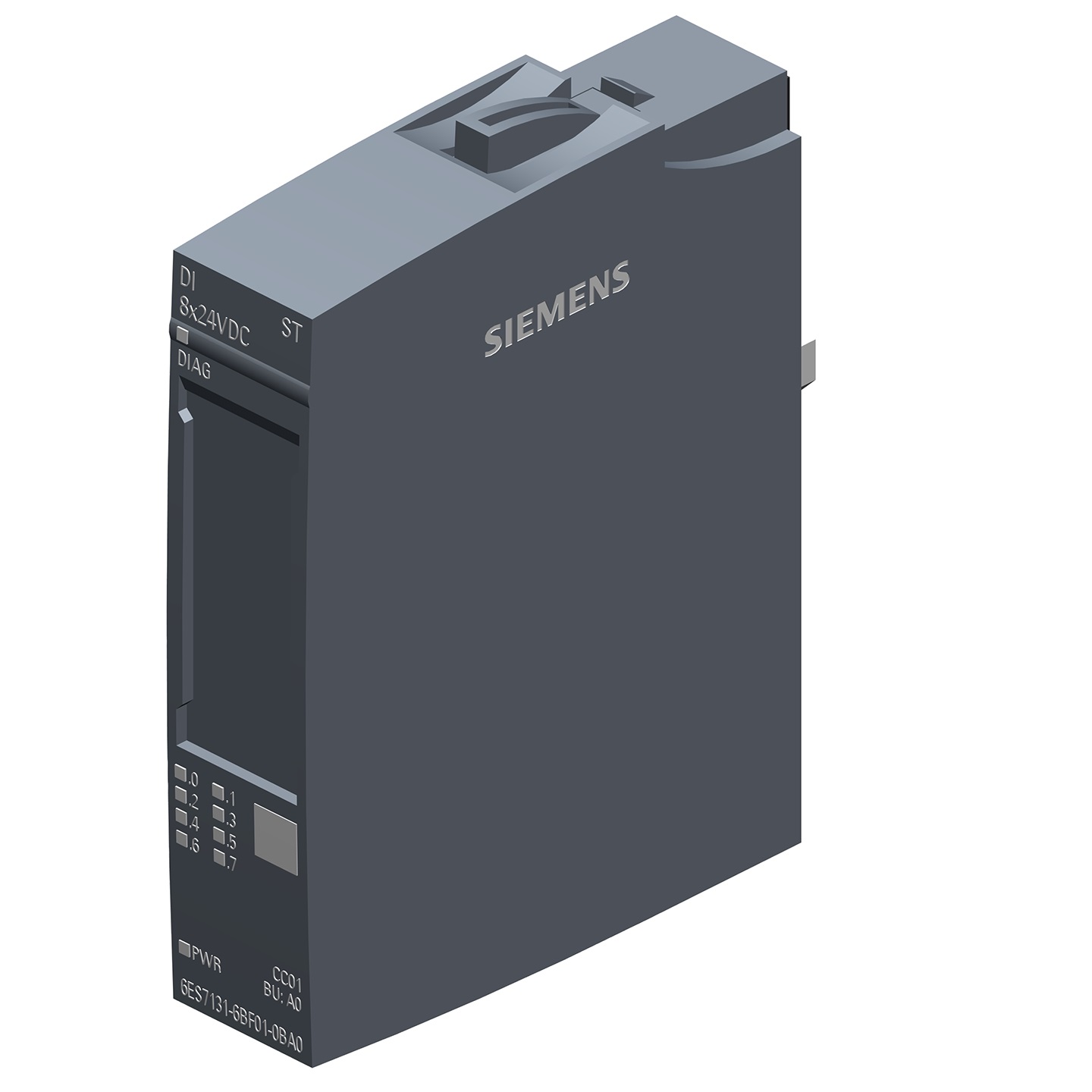 Siemens ieejas modulis DI 8x24VDC SRC BA, Simatic ET 200SP, 6ES7131-6BF61-0AA0 cover photo