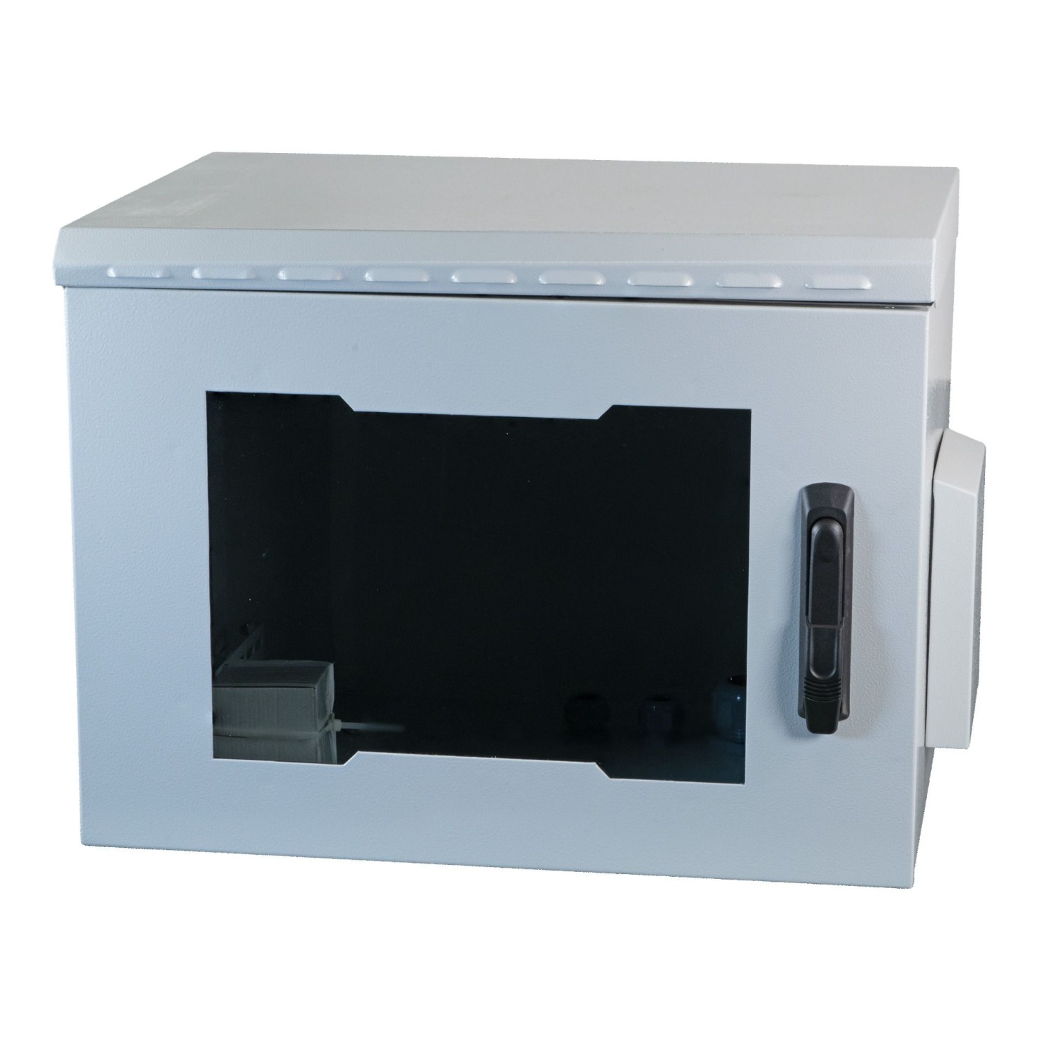 Efbe 19" servera skapis 16U PAD: 600x850x600mm pelēks ar stikla durvīm IP55, 691716IP55.2G cover photo