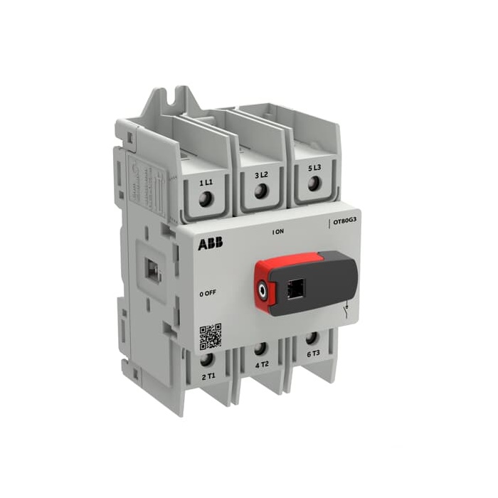 ABB drošības slēdzis 45kW 80A 3P OT80G3-3BS, 1SCA162509R1001 cover photo
