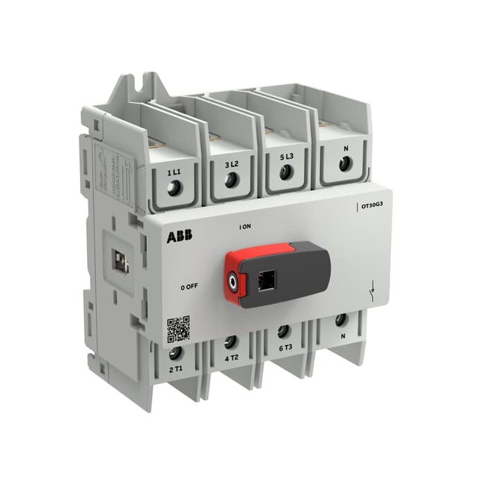 ABB drošības slēdzis 18.5kW 30A 4P OT30G3-4BSN2, 1SCA162545R1001 cover photo