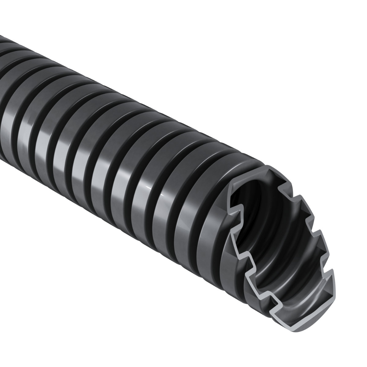 Kopos elastīga caurule D=32mm PVC 750N tumši pelēka 25m, 1232ICE_L25 cover photo