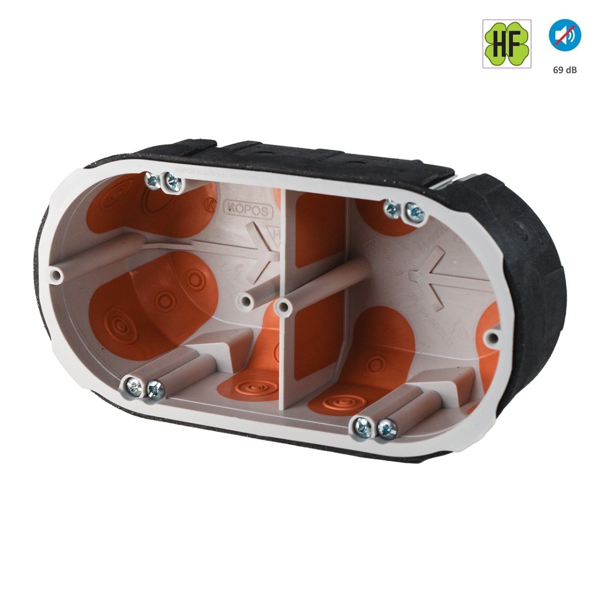 Kopos ugunsdroša reģipsa kārba 2-v E90 skaņas noturīga 69dB, KPZ 68-50/2_PO cover photo